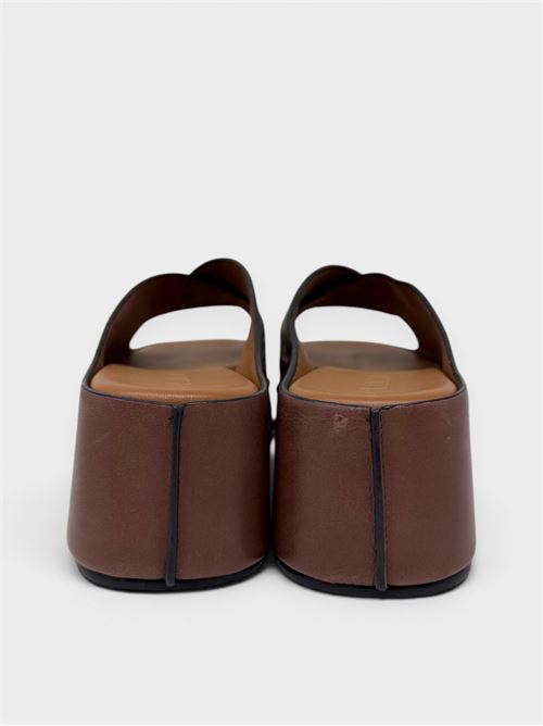 Ciabatta platform in pelle con borchie IL LACCIO | CAROLAD1VACCHETTACOFFEE